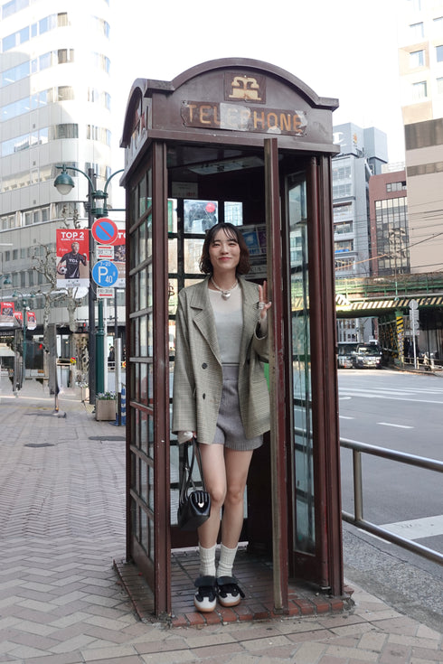 ショートニットパンツ